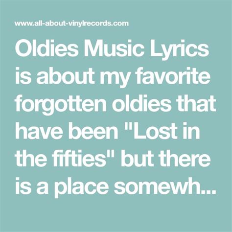 oldies lyrics|OLDIES MUSIC LYRICS .
